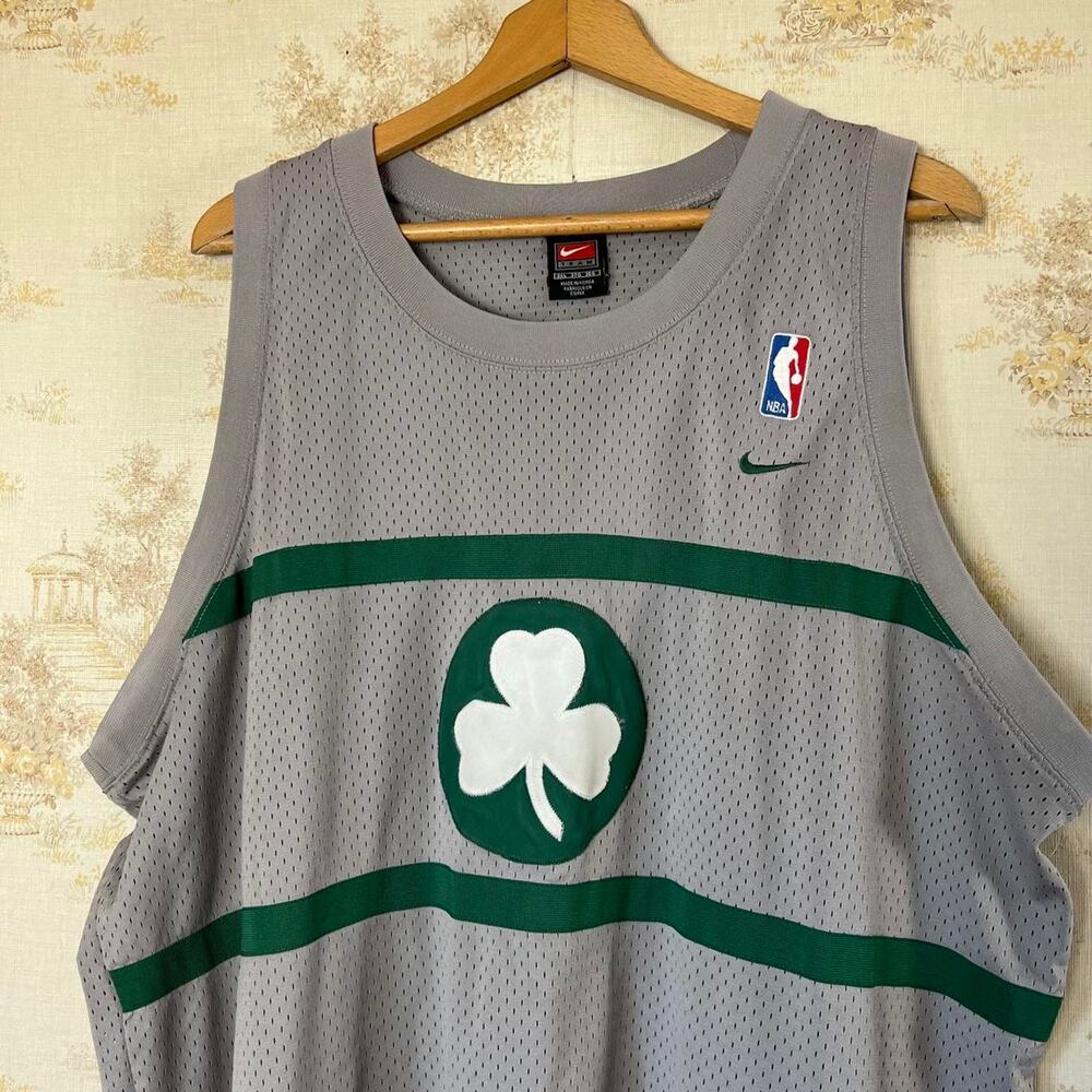 Vintage Nike Paul Pierce Boston Celtics Jersey | Grey Alternate | 3XL
